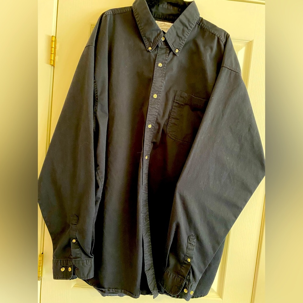 Tri-Mountain men’s button up long sleeve shirt size 4XLT